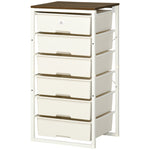 Chest Of Drawers, 6 Drawer Unit Storage Chest White