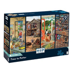 4 X 500 Piece - Time To Potter 500 Piece Jigsaw Puzzles - Multi Pack