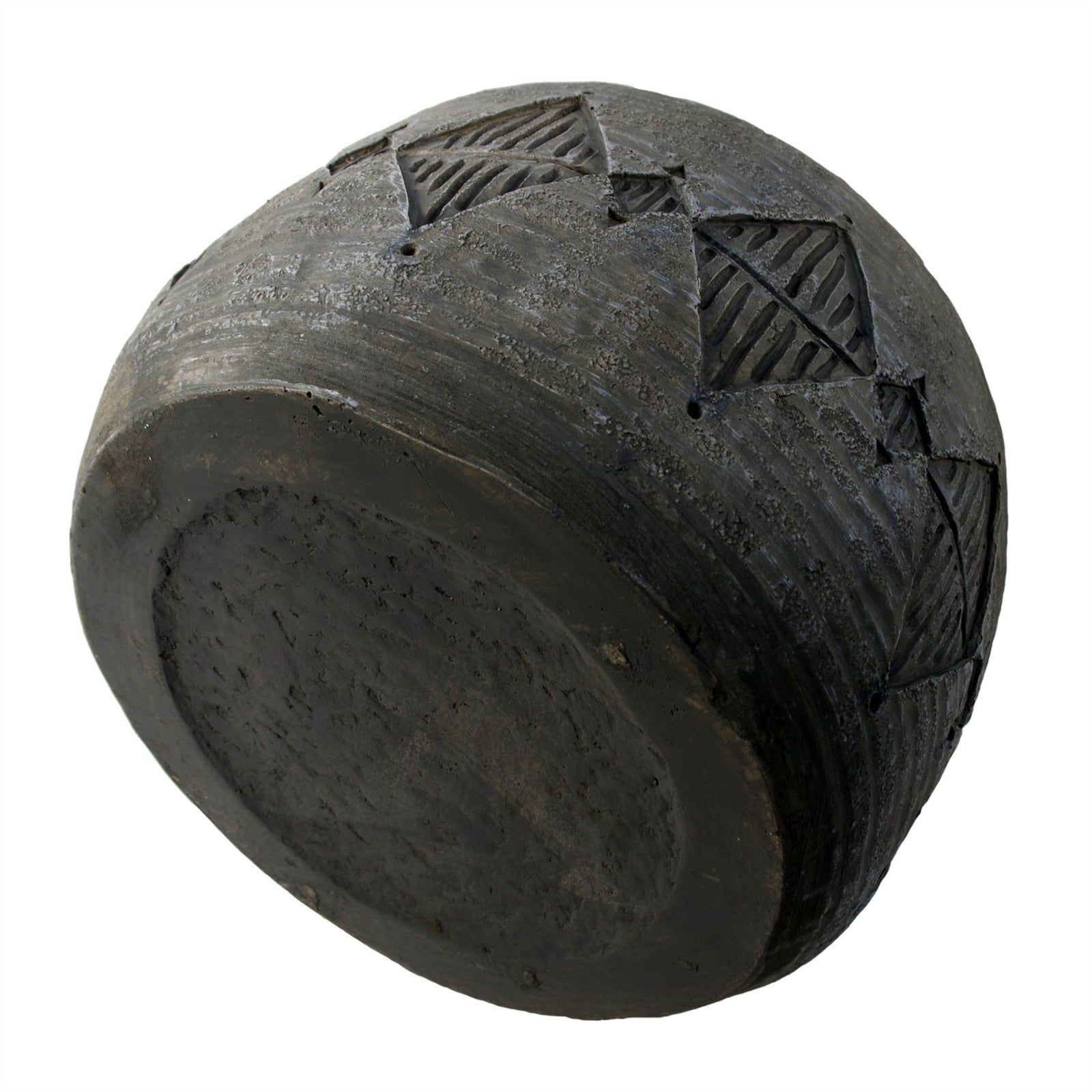 X 36cm Large Grey Gliese Diamond Planter 26cm