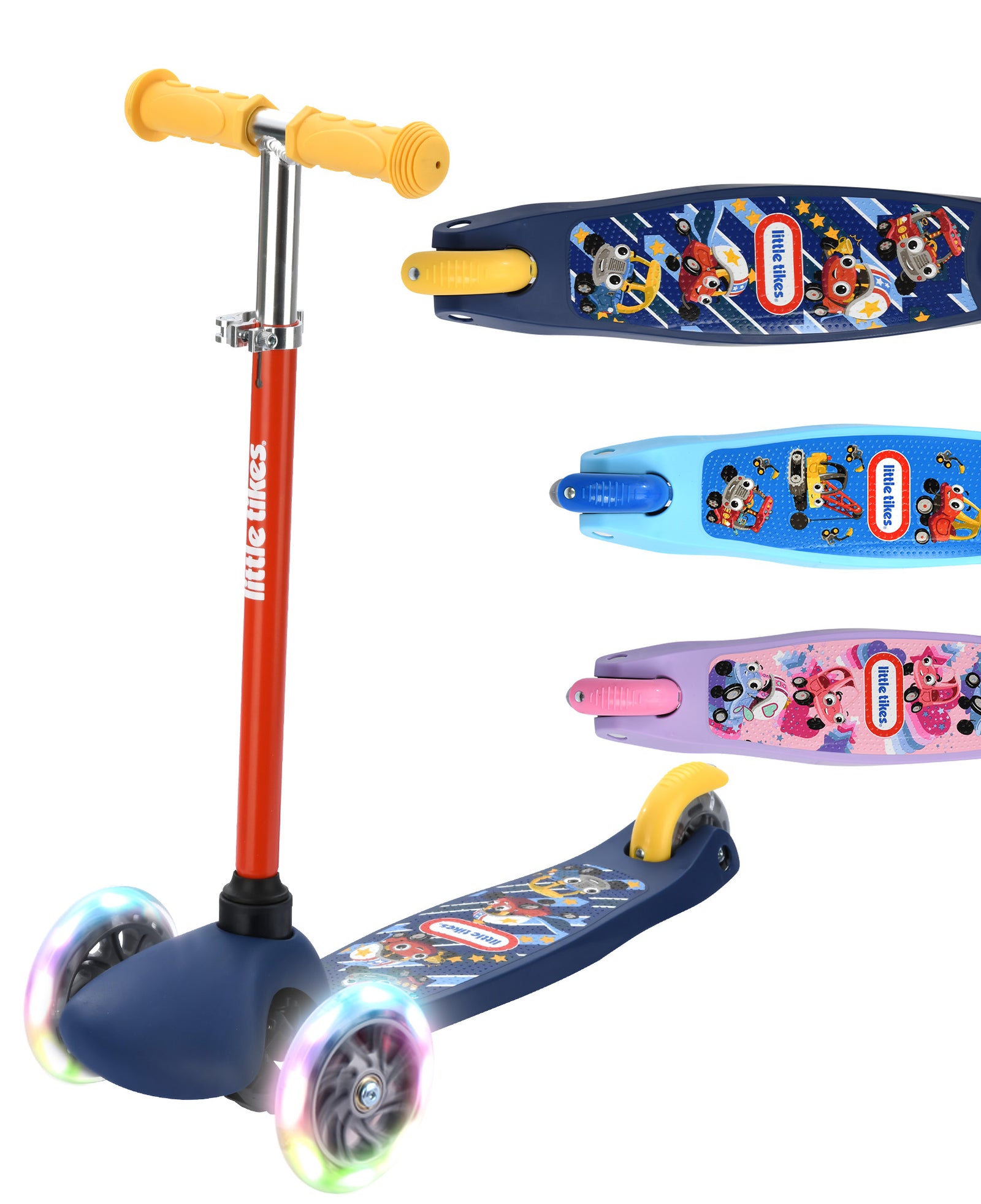 Little Tikes Kids 3 Wheel Scooter | Red