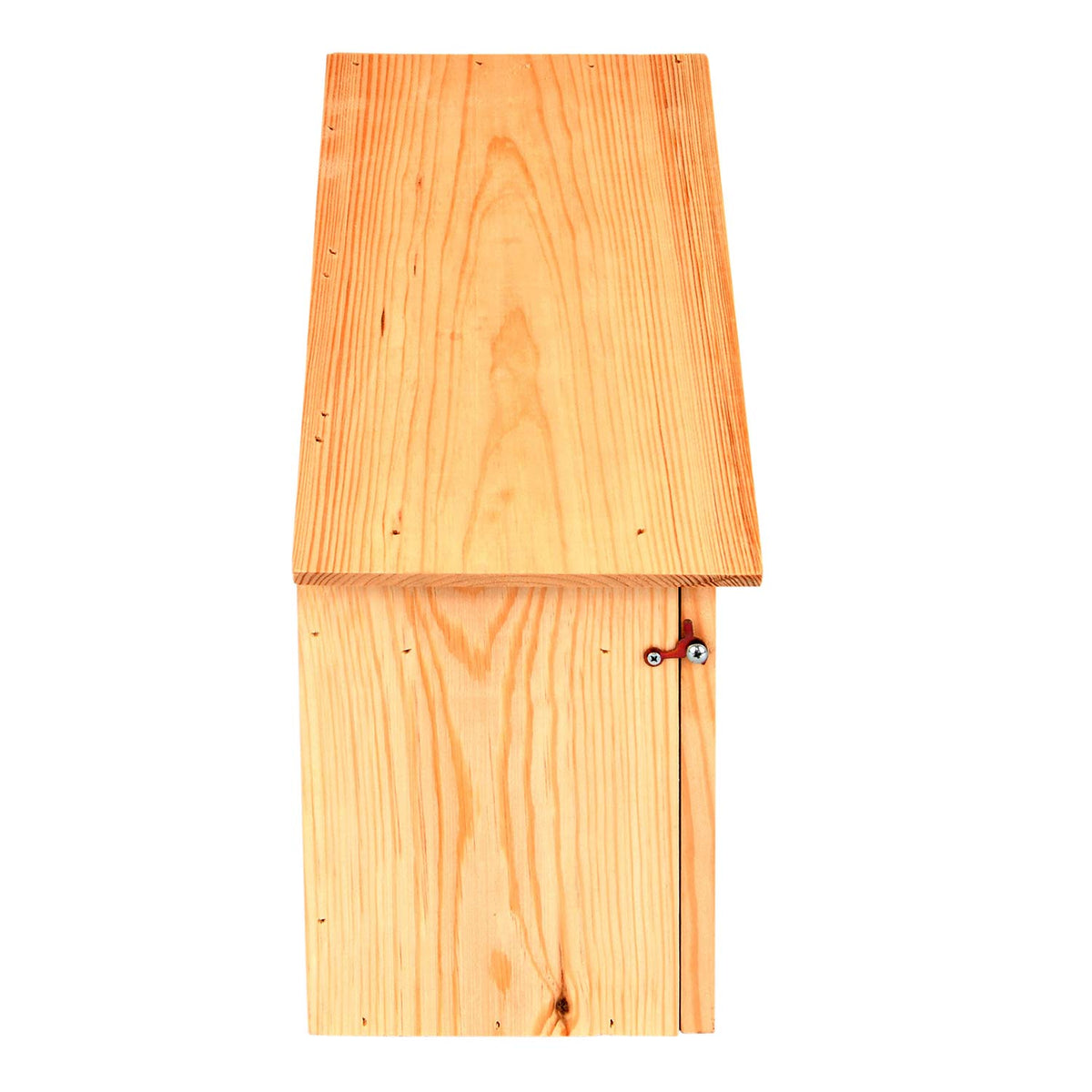 Sparrow Silhouette Wooden Bird House | 8 Panel | Beige