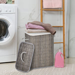 Collapsible Clothes Hamper With Lid Handles Removable Lining