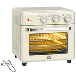 20l Mini Oven With Adjustable Temperature 60 Min Time | One Size | Cream