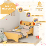 Toddler Bed Frame, Puppy-themed Design, 143 X 74 X 58cm - Yellow | Yellow