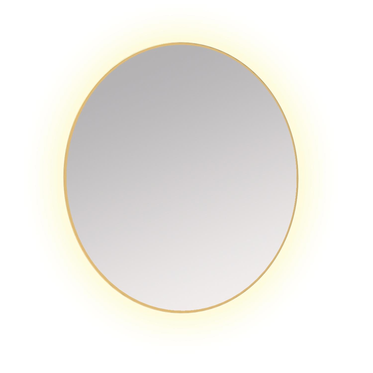 Illuminated Bathroom Mirror 80 X 80 Cm, Round
