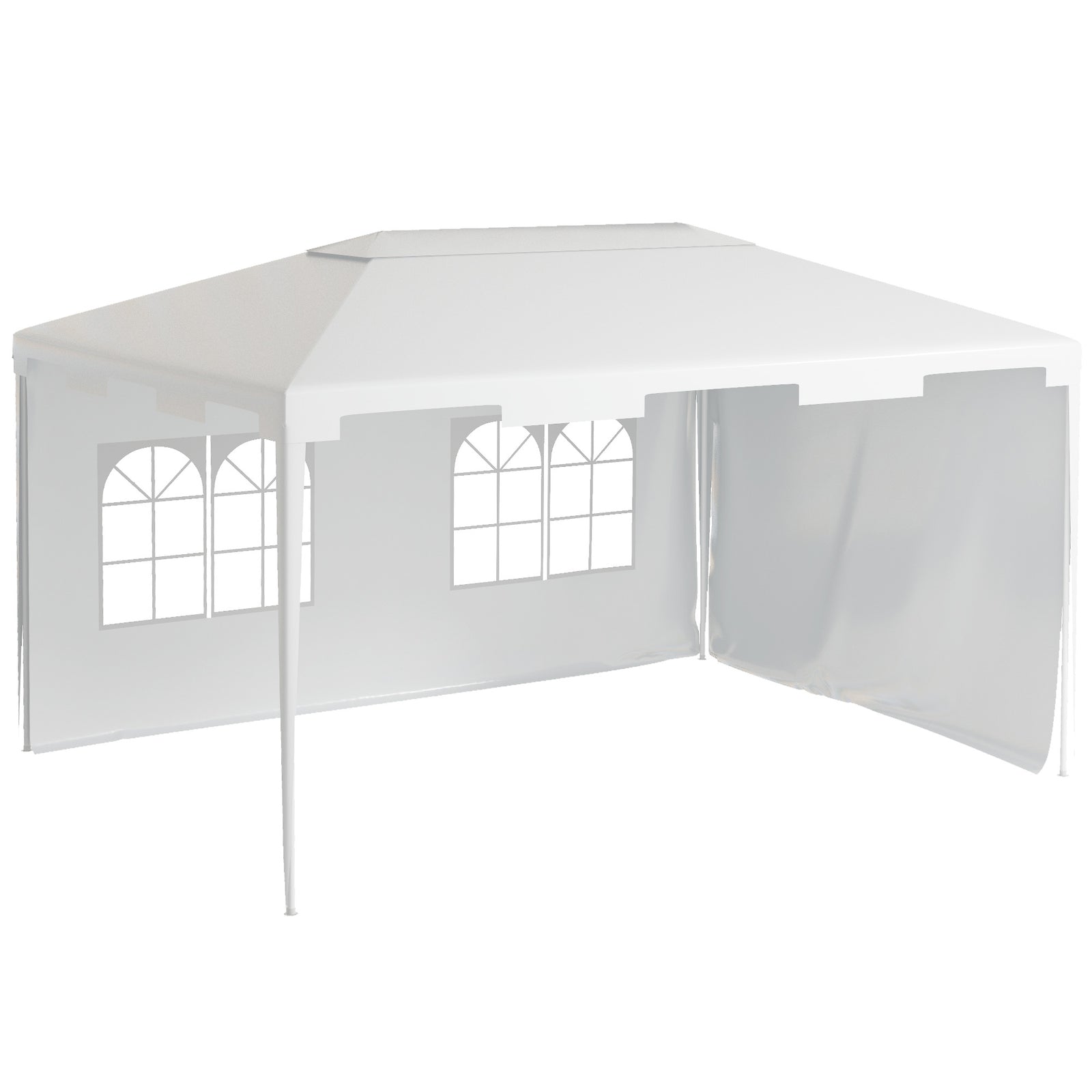 Party Tent Waterproof Garden Gazebo Canopy Cover Shade | Cream