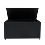 Rattan Cushion Storage Box 700l | Black
