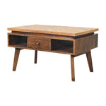 Solid Wood Classic Grey Granary Coffee Table