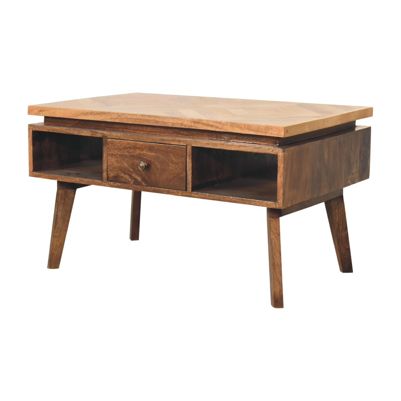 Solid Wood Classic Grey Granary Coffee Table
