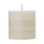 6pcs Unscented Pillar Candles Set