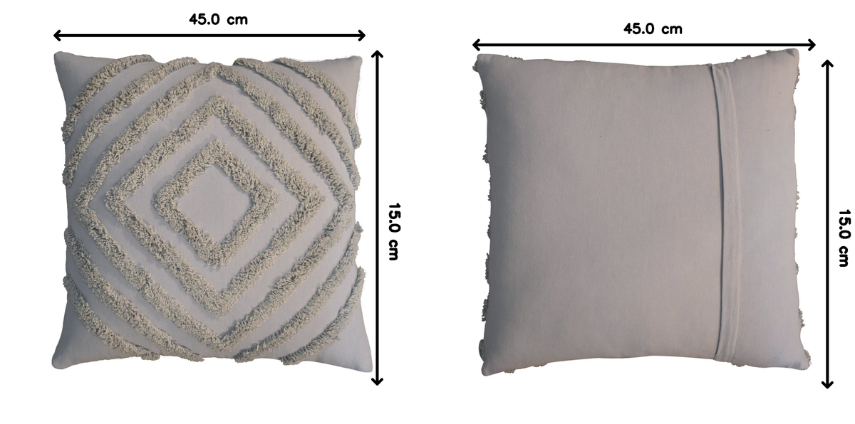 Tacy Cushion Set | Set of 2 | Slate Grey