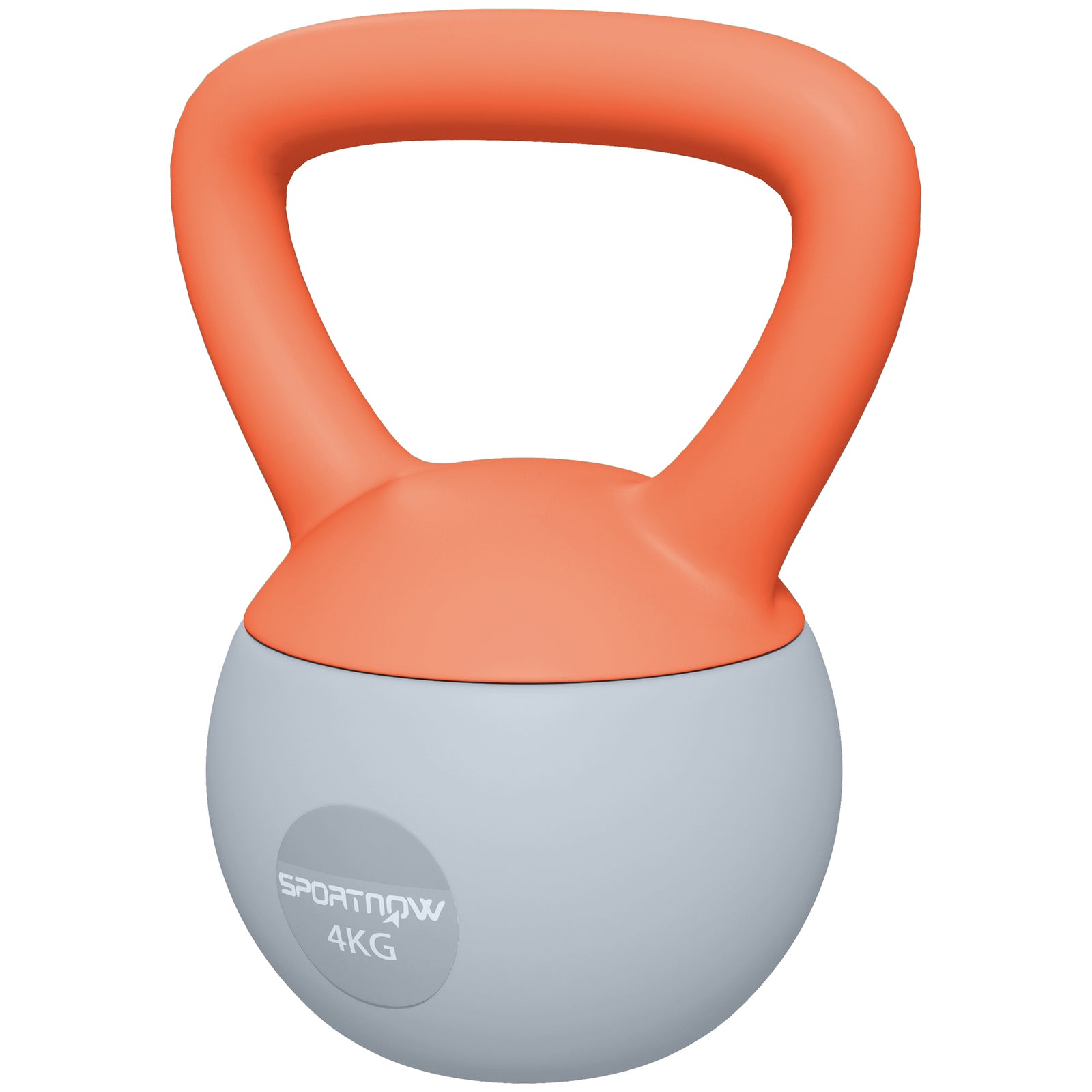 Soft Kettlebell, With Non-slip Handle,for Home Gym Strength | 4kg | Orange