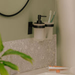 Soap Dispenser, 175ml, Self-adhesive Wall Mounted Black Stick Collection