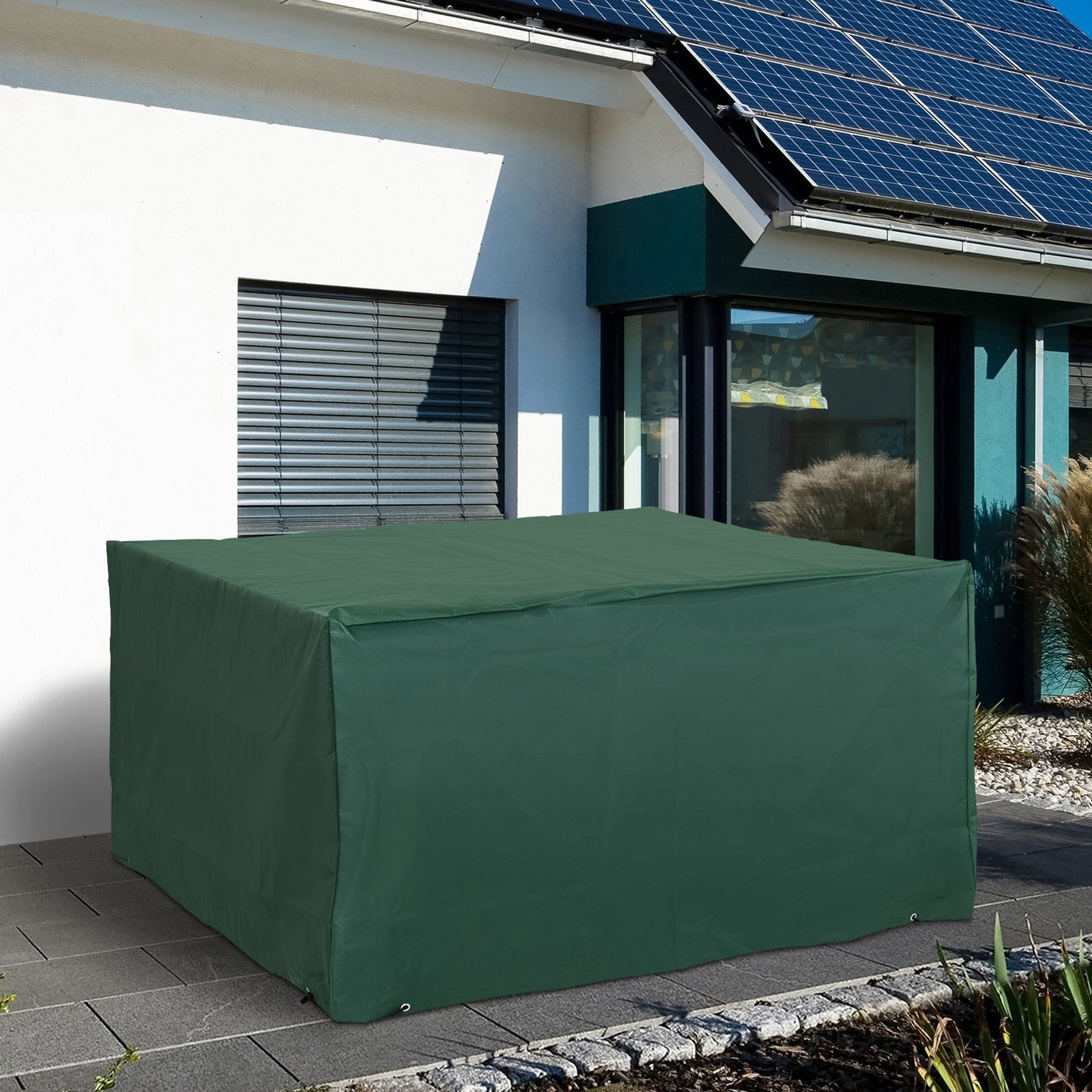 Uv Rain Protective Cover For Garden Patio Wicker Rattan | Small | Green