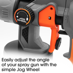 18v Cordless Electric Hvlp Fence Paint Sprayer Comes Complete With 1 Battery And Charger