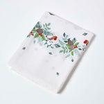 Robin Christmas Tablecloth | 132 x 274cm | White