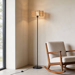 Breeins Paper Rope String-wrapped E27 Single Light Plug-in Floor Lamp