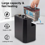 Garment Steamer Standing Clothes Steamer 2200w Wrinkle Remover 3 Levels | Black