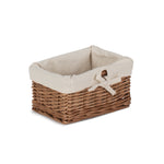 Wicker Set Of 2 Autumn Double Steamed Willow Tray With Lining