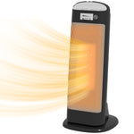 HOMCOM 2000w Fan Space Heater With 4 Modes, Adjustable Thermostat, Black