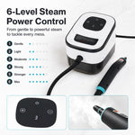 Steam Cleaner Handheld 6 Settings With Tank 105°c Heat For Kitchen White | White