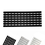 Non-slip Pvc Duckboard Shower Mat - 61cm X 25cm | Grey