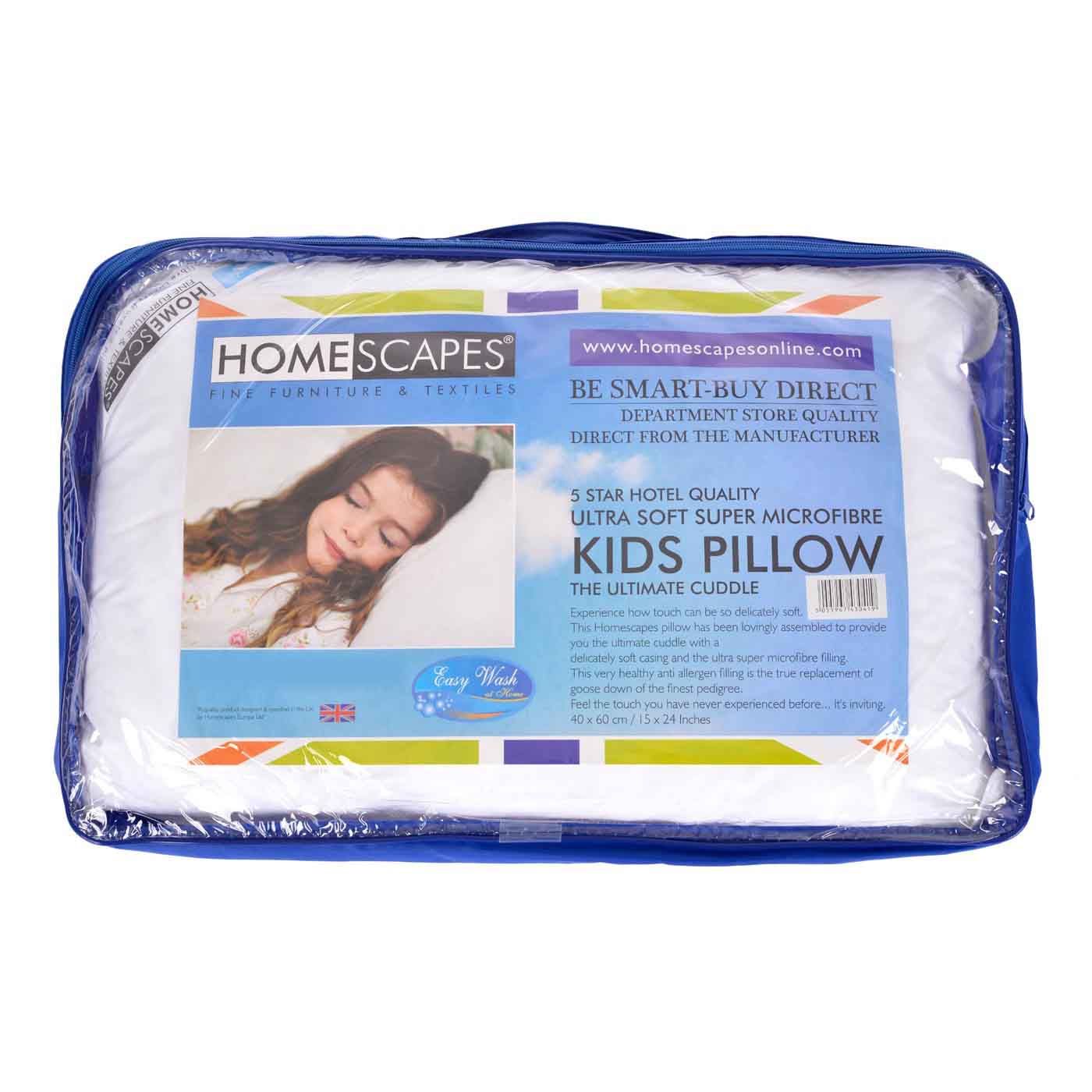 Kids Super Microfibre 40 X 60 Cm Toddler Pillow