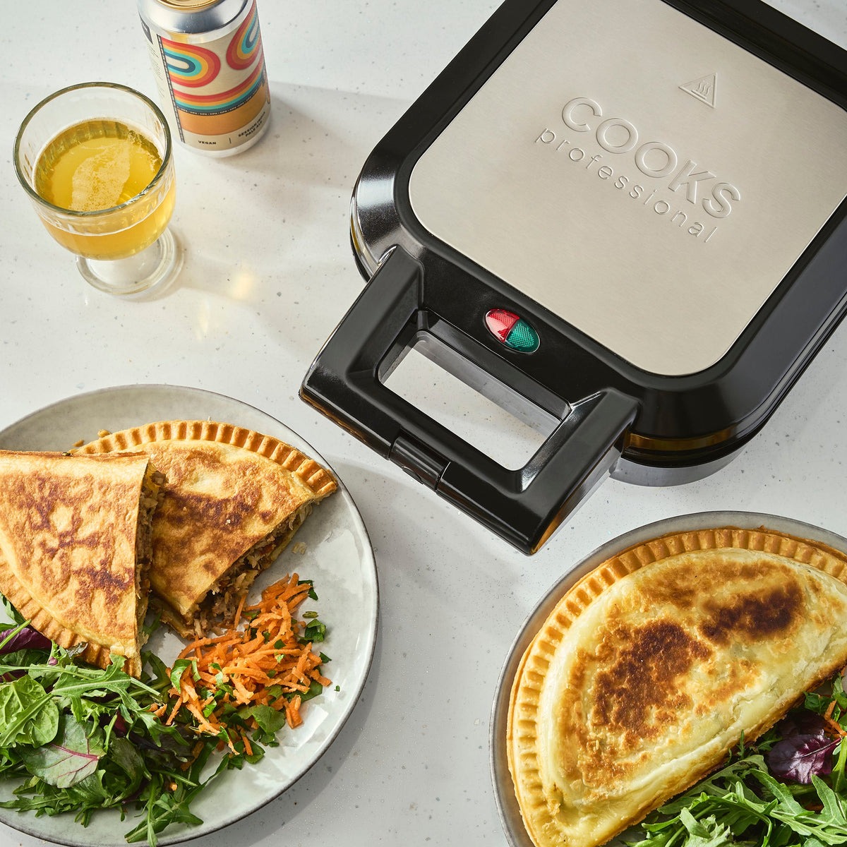Multi-meal Maker With Crimping Edge & Spatula