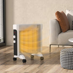 2000w Panel Heater, Electric Space Heater, White