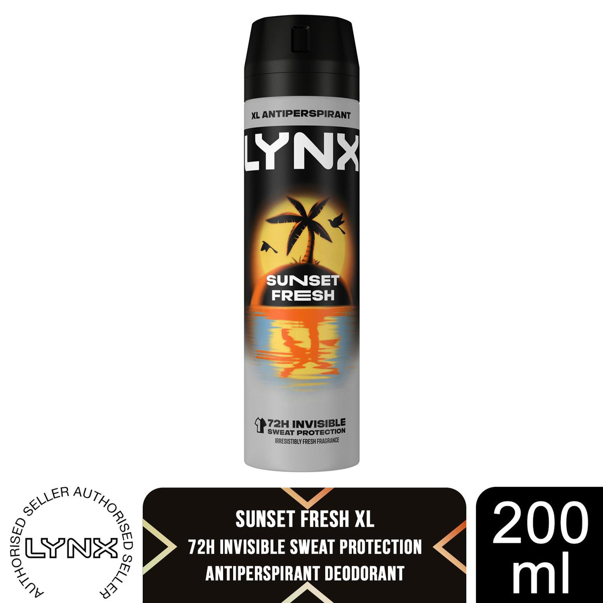Sunset Fresh Antiperspirant Deodorant 72h Sweat Protection 200ml | Set of 3