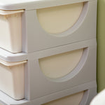 Kids Storage Units With Drawers 3 Or 6 Tier Chest Vertical Dresser Tower | Cream