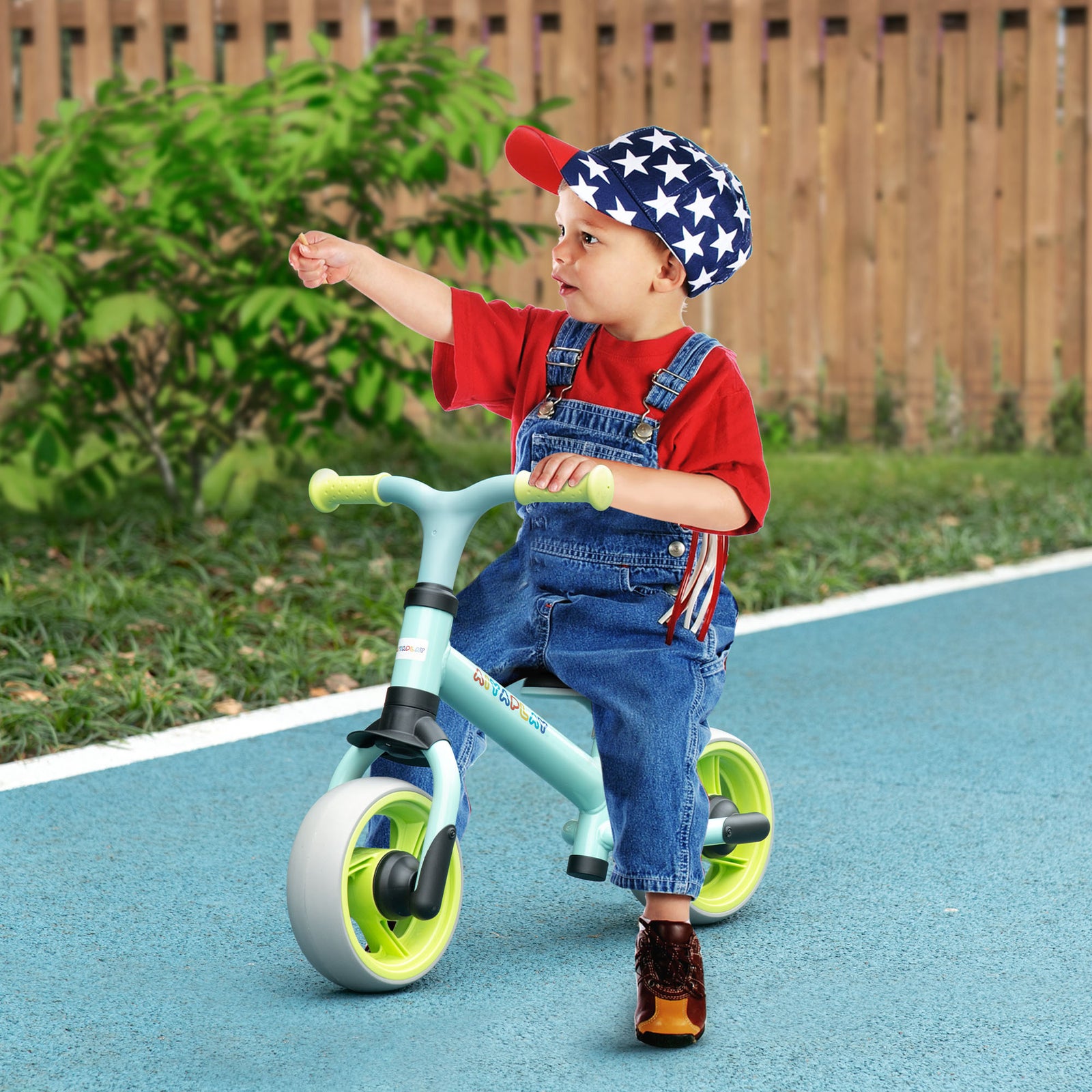 8" Baby Balance Bike W/eva Wheels | Green