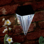 Solar Powered Diamond Lights, Pack Of 4