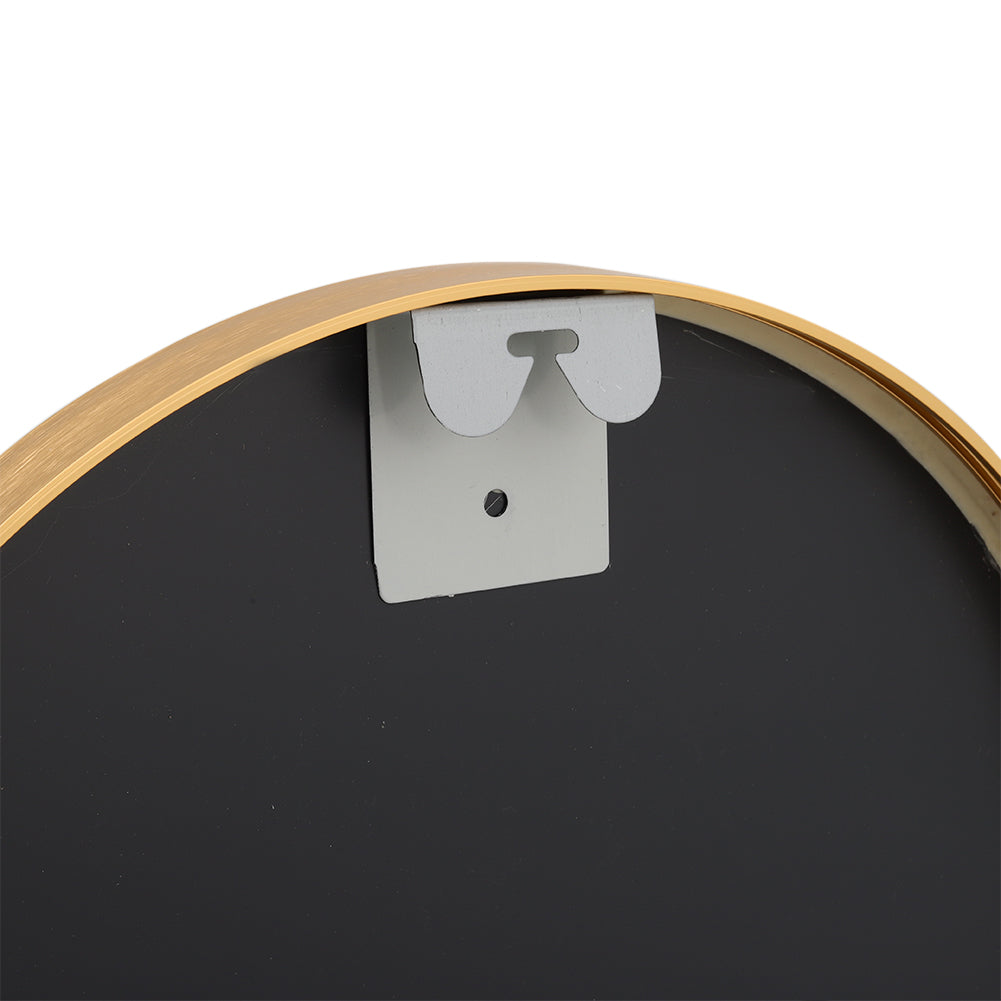 40x120cm Modern Oval Metal Full Length Wall Mirror | Gold
