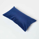 Velvet Cushion With Microfibre Insert | 30cm x 50cm | Navy Blue