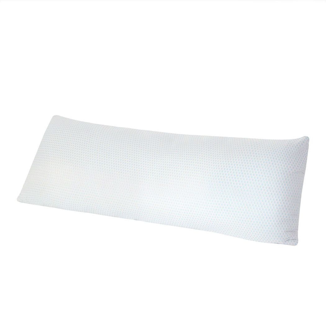 Lavio Long Bolster Pillow Memory Foam Cooling Cover Pregnancy Nursing Maternity Body Support