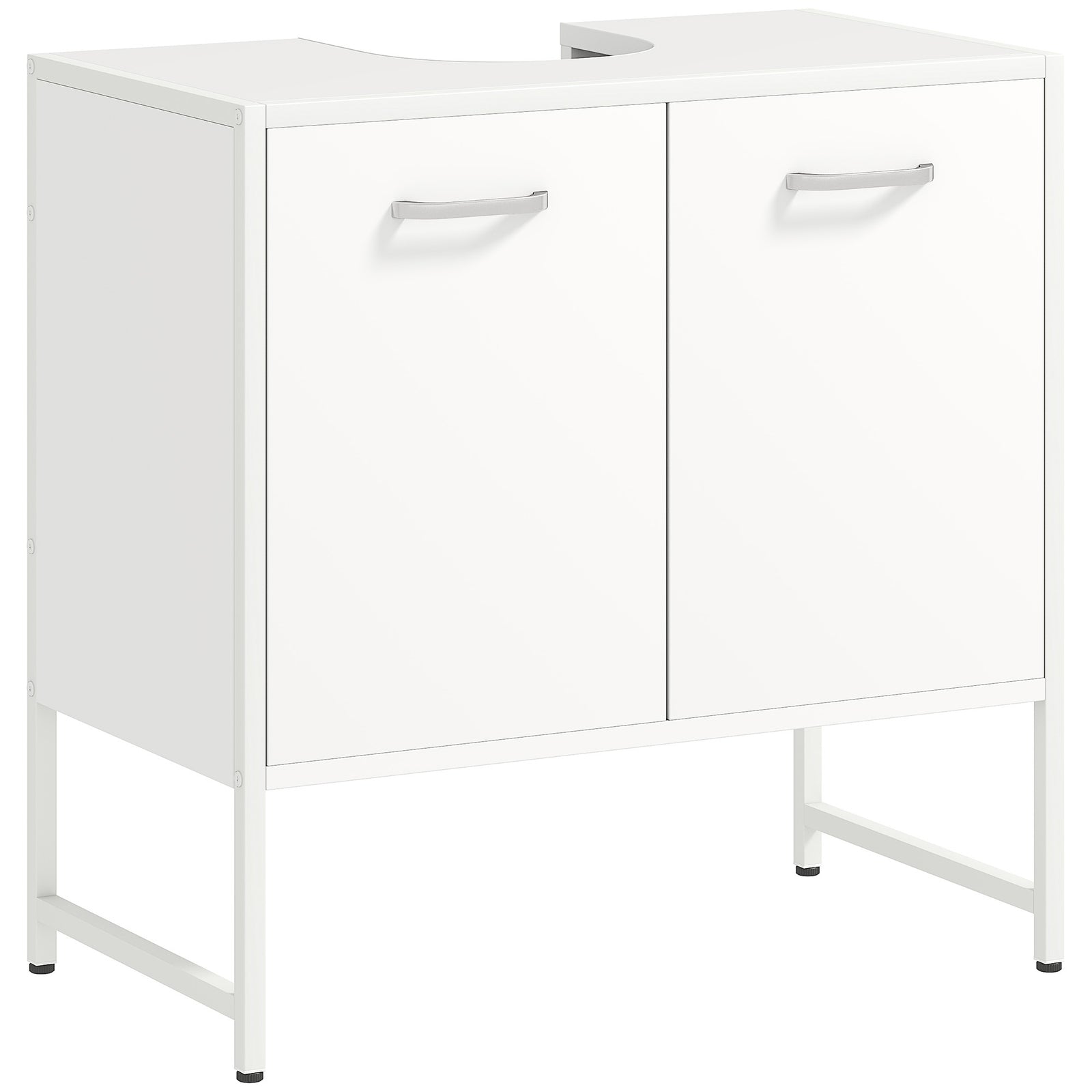 Bathroom Under Sink Cabinet For Basin Without Or With Pedestal | White