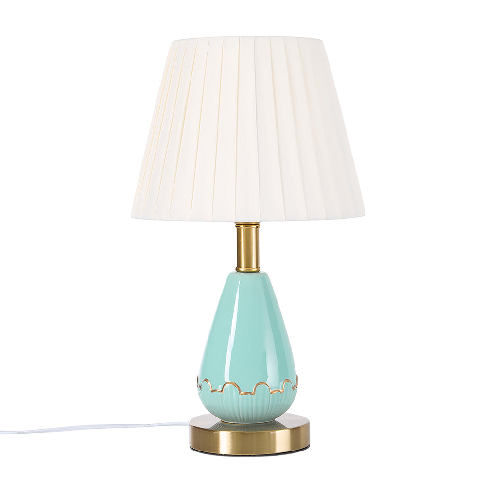 Ceramic & Iron Table Lamp With 5w Bulb