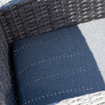 Covea Dark Grey Rattan Lounge Set - 2 Seat Sofa, 2 X Chairs + Table