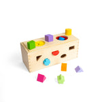 10pc Wooden Mystery Box Shape Sorter
