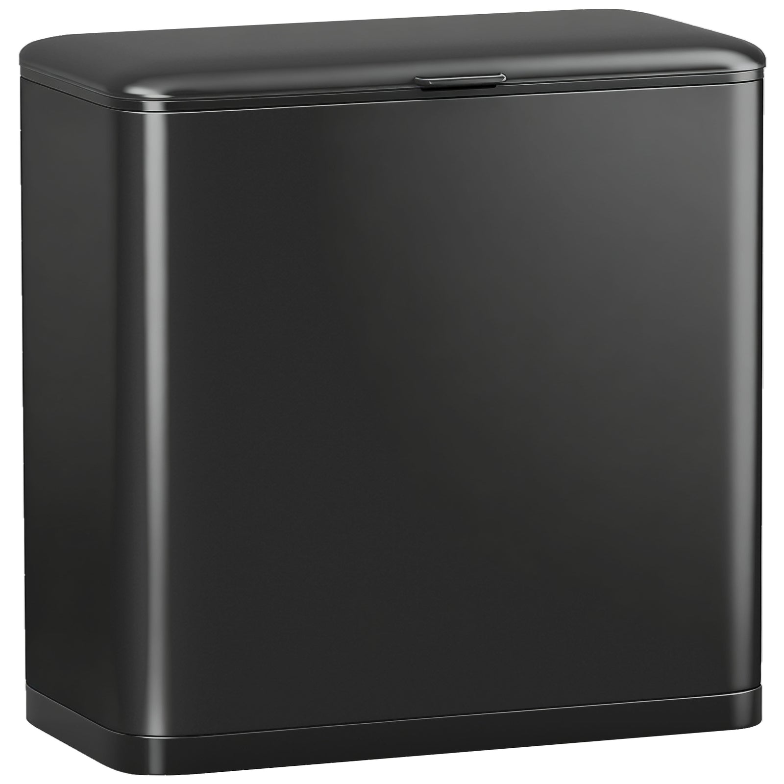 8l Hanging Kitchen Bin, Rubbish Bin W/ Stay-open Lid For Under Sink | Black
