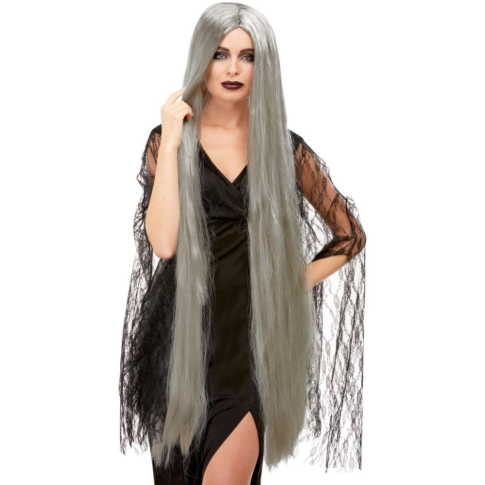 Witch Wig Extra Long | Grey
