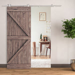 Modern Sliding Barn Door Closet Hardware Track Kit
