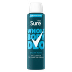 Men Whole Body Deodorant Spray Ocean Rush W/ 72h Odour Control 150ml, 6pk