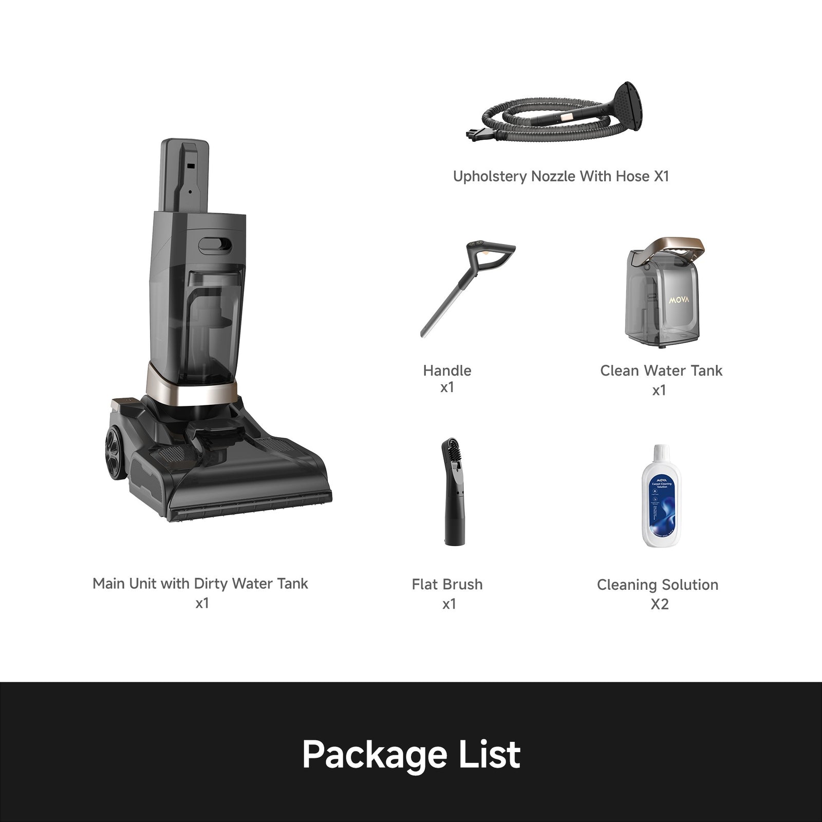 X3 Pro Steam Carpet Cleaner, 17,000Pa, High-Temperature Steam Cleaning, Upholstery Spot Cleaning Mode, Wide Angle Reach