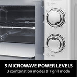 Mg 20 Ecostyle Ceramic Microwave Oven & Grill, 20 Litre Capacity, 700w Microwave With 1000w Grill