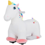 Aiyaplay 6v Electric Ride On Unicorn With Music Forward