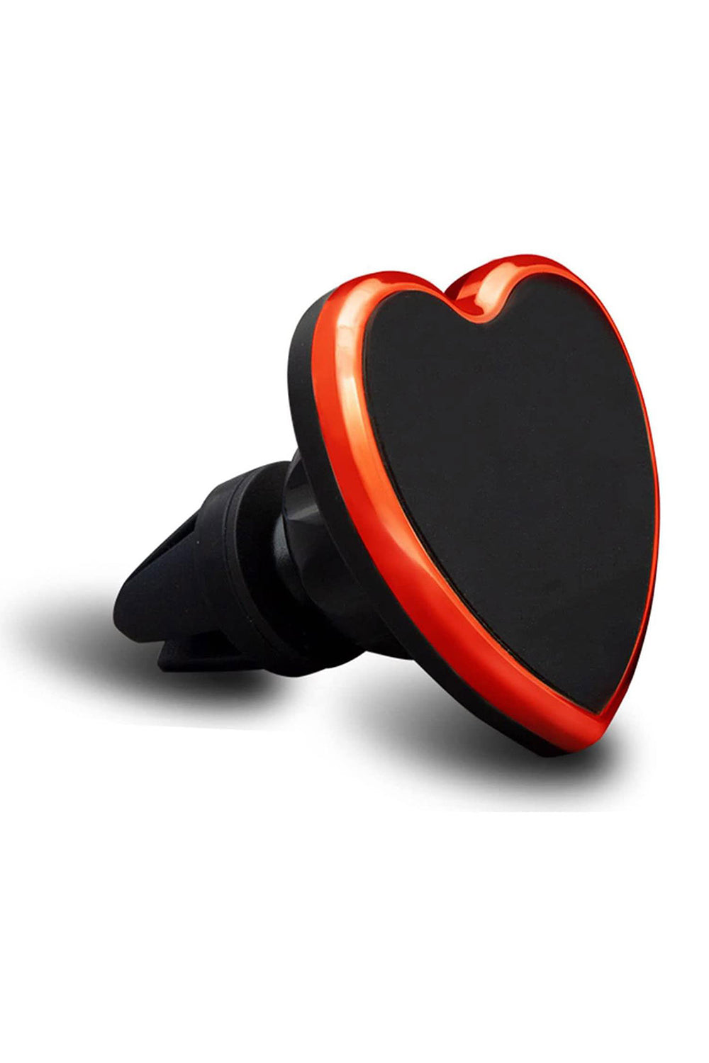Universal Magnetic Heart Shaped Phone Car Mount With Firm Grip, Red
