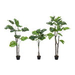 120cm/155cm/170cm Artificial Monstera Deliciosa Tree In Pot For Decoration | Large