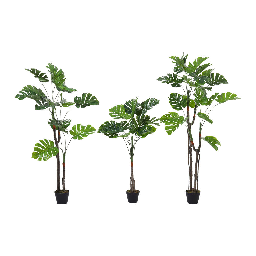 120cm/155cm/170cm Artificial Monstera Deliciosa Tree In Pot For Decoration | Large
